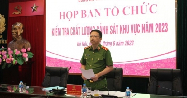 Công an TP Hà Nội tổ chức kiểm tra chất lượng Cảnh sát khu vực