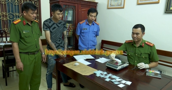 Ninh Bình: Phát hiện, bắt quả tang đối tượng mua bán trái phép chất ma túy