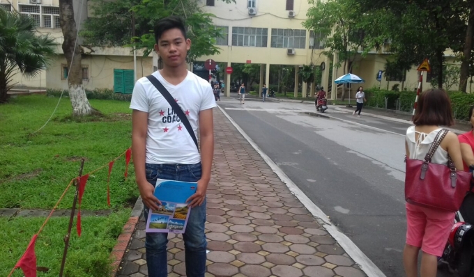 C&ograve;n em Nguyễn Minh Huy, học sinh trường THPT Ba V&igrave; chia sẻ: