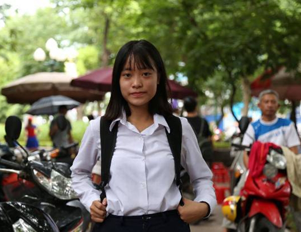 Em Nguyễn Thu An (học sinh trường THPT Ho&agrave;ng Cầu) đ&aacute;nh gi&aacute;: