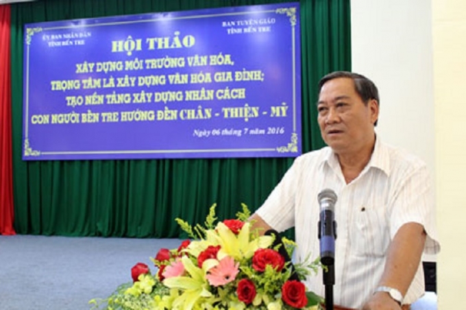 &Ocirc;ng Nguyễn Hữu Phước, Tỉnh ủy vi&ecirc;n, Ph&oacute; Chủ tịch UBND tỉnh Bến Tre.