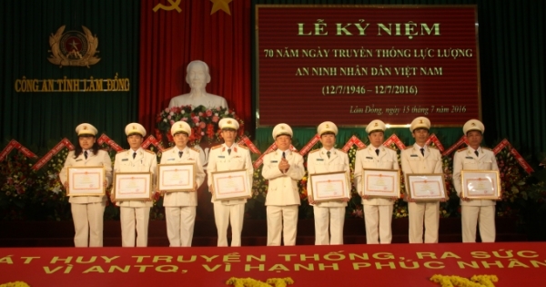 Lâm Đồng: Kỷ niệm 70 năm ngày truyền thống lực lượng An ninh nhân dân Việt Nam