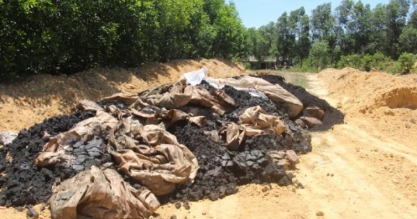 Vụ chôn chất thải Formosa trong vườn nhà Giám đốc: Đã có kết quả giám định