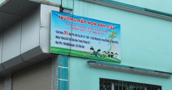 Cơ sở mầm non Anh - Việt có tự nâng hạng thành trường mầm non