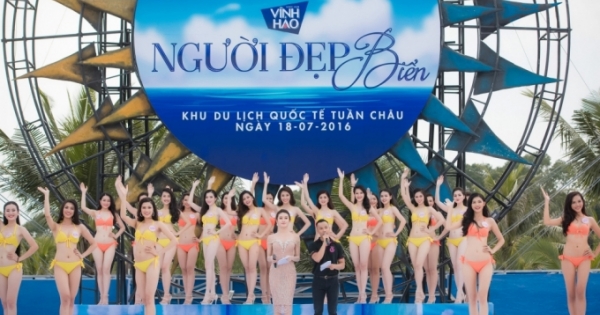 Hoa hậu Việt Nam 2016: 36 thí sinh Hoa Hậu Việt Nam khoe sắc với phần thi "Người đẹp biển"