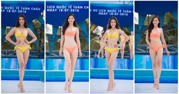 Top 5 thí sinh trình diễn catwalk đẹp nhất trong phần thi “Người đẹp biển” của Hoa hậu Việt Nam 2016