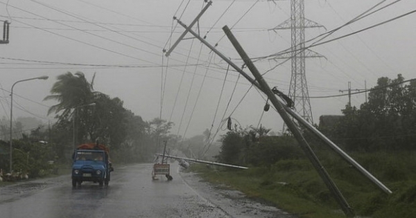 3 tỉnh miền Bắc mất điện hoàn toàn khi bão số 1 đi qua