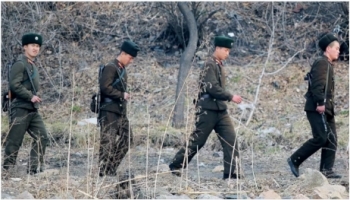 Lính Triều Tiên và Trung Quốc đấu súng tại khu vực biên giới