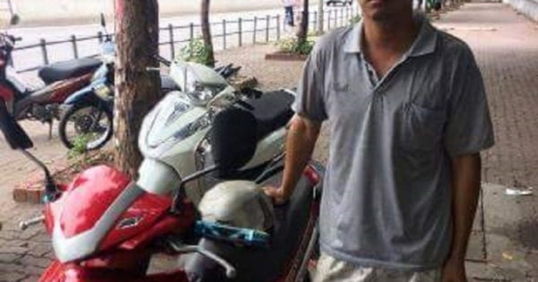 Hà Nội: Nhận lại xe máy sau 7 năm bị mất