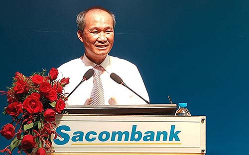 &Ocirc;ng Dương C&ocirc;ng Minh, t&acirc;n Chủ tịch Hội đồng Quản trị Sacombank - Ảnh: Hồng Vinh.