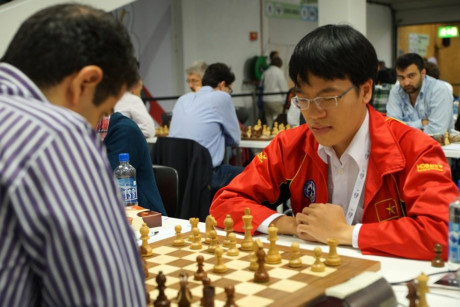 L&ecirc; Quang Li&ecirc;m (phải) thi đấu ấn tượng tại Mỹ