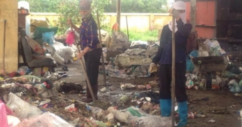 Vĩnh Phúc: “Nỗi niềm” của những công nhân thu gom rác thải ở nông thôn