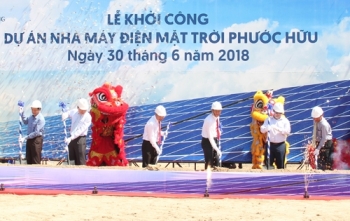 Khởi công nhà máy điện mặt trời 1.200 tỷ tại Ninh Thuận