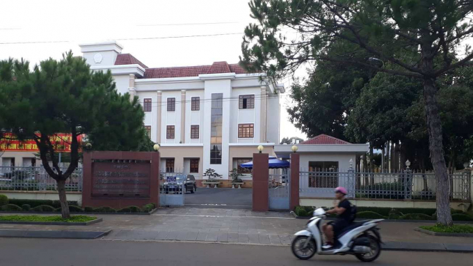 Trụ sở HĐND tỉnh Gia Lai, nơi xảy ra vụ việc