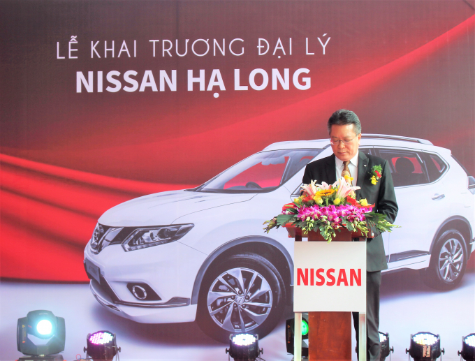 Gi&aacute;m đốc thương mại Nissan Việt Nam &ocirc;ng Teh&nbsp;Kim Hwa&nbsp;ph&aacute;t biểu