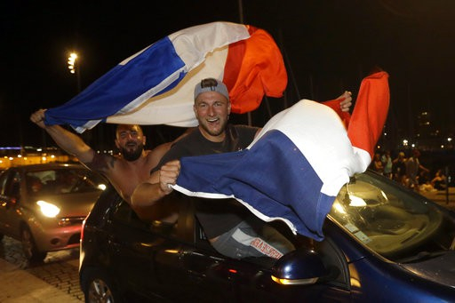 Những hình ảnh đáng nhớ khi Pháp giành vé vào chung kết World Cup 2018