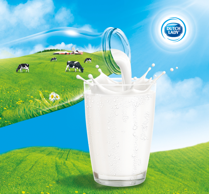 Sữa tươi chứa gi&agrave;u Protein, Canxi, Vitamin v&agrave; kho&aacute;ng chất cần thiết cho cơ thể.