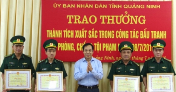 Quảng Ninh: Khen thưởng Bộ đội Biên phòng tỉnh đã có những thành tích xuất sắc
