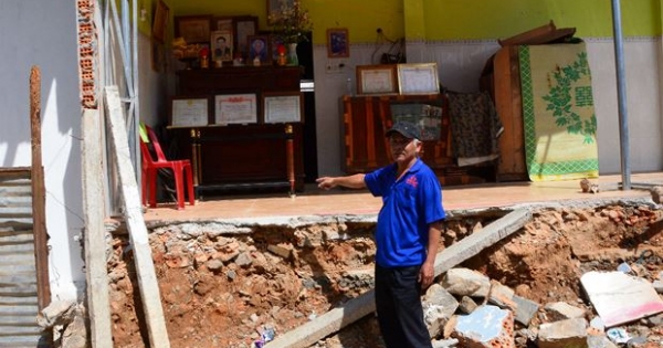 Bị chính quyền cho rằng lấn chiếm đất khi sửa nhà trên nền móng cũ
