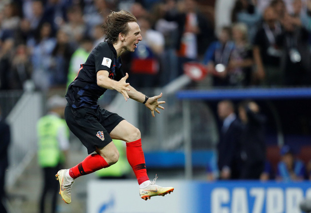 Niềm vui của đội trưởng Luka Modric