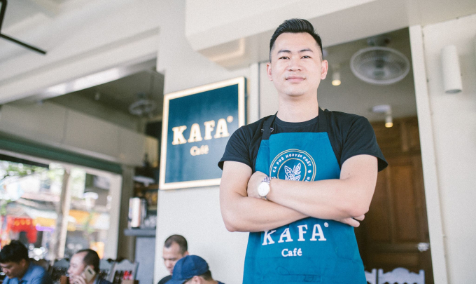 Kafa Caf&eacute; hướng tới việc x&acirc;y dựng thương hiệu b&agrave;i bản ngay từ ban đầu.