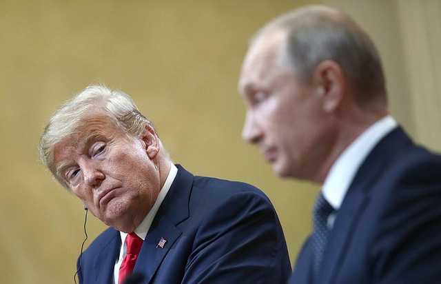 Tổng thống Mỹ Donald Trump v&agrave; Tổng thống Nga Vladimir Putin (Ảnh: Reuters)