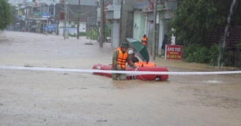 Quảng Ninh: Ảnh hưởng của cơn bão Sơn Tinh, nhiều nơi bị ngập sâu trong nước