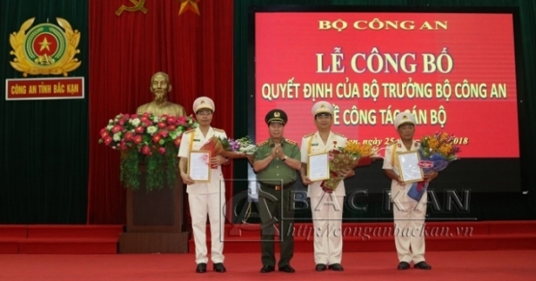 Bổ nhiệm Đại tá Dương Văn Tính giữ chức vụ Giám đốc Công an tỉnh Bắc Kạn
