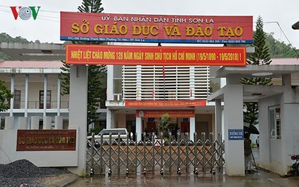 Sở GD-ĐT Sơn La, nơi được ph&aacute;t hiện c&oacute; dấu hiệu sai phạm trong thi THPT Quốc gia tinh vi hơn ở H&agrave; Giang.