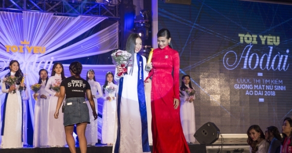 Trương Thị May diện áo dài nền nã, tìm kiếm Gương mặt Nữ sinh áo dài 2018