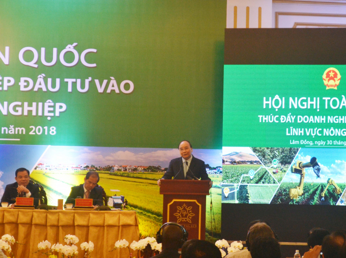 Thủ tướng Nguyễn Xu&acirc;n Ph&uacute;c ph&aacute;t biểu kết th&uacute;c hội nghị.