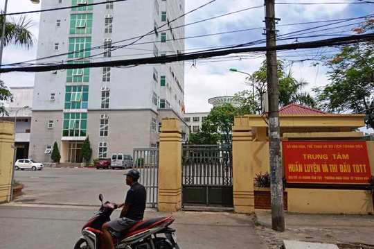 Trung tâm HL-TĐTDTT tỉnh Thanh Hóa nơi 3 lãnh đạo và nguyên lãnh đạo bị bắt giam