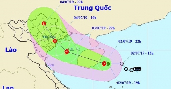 Dự báo thời tiết ngày 3/7: Cơn bão số 2 - MUN chuẩn bị độ bộ đất liền