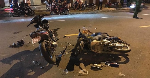 Một người tử vong tại chỗ sau cú đâm trực diện giữa 2 xe máy