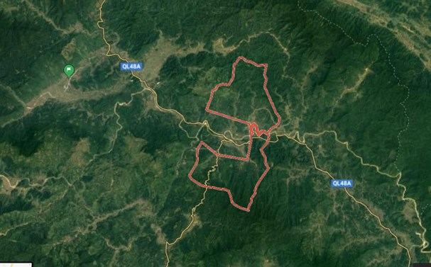 Xã Châu Hạnh thuộc khu vực trung tâm huyện Quỳ Châu.