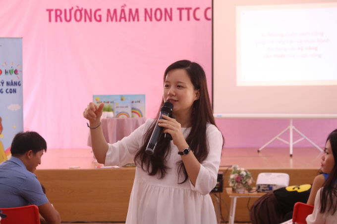 MC Minh Trang bày tỏ mong muốn sẽ lan tỏa nhiều hơn nữa văn hóa đọc đến tất cả các gia đình Việt.