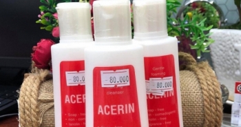 Vì sao sữa rửa mặt chuyên dụng ACERIN bị thu hồi?