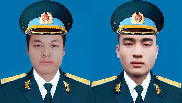 Máy bay quân sự rơi ở Khánh Hòa: Thăng quân hàm 2 phi công hy sinh