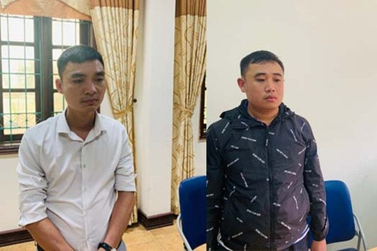 Hai bị can Nguyễn Văn Đức và Dương Văn Trung có hành vi tẩy xóa, lập khống hồ sơ đền bù