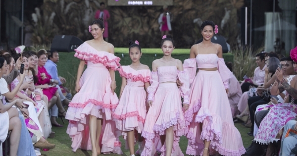 thanh hang hhen nie le hang dien vedette tai pink summer fashion kids