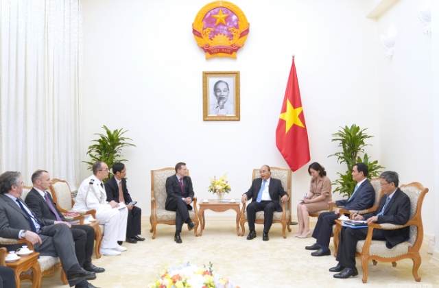Thủ tướng Nguyễn Xuân Phúc tiếp Đại sứ Cộng hòa Pháp