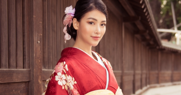 Diện kimono giá 200 triệu, Phương Khánh nổi bật tại phố Nhật Bản