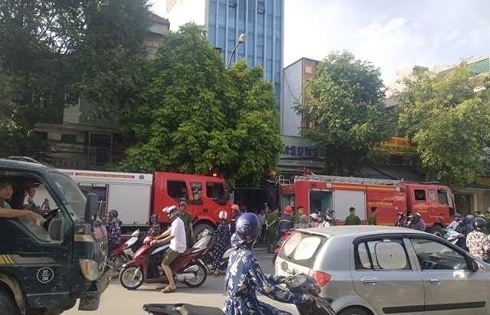 Thanh Hóa: Một chiến sĩ Cảnh sát PCCC bị rơi từ tầng 2 khi tham gia chữa cháy
