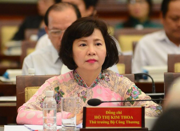 Bà Hồ Thị Kim Thoa - nguyên thứ trưởng Bộ Công thương - Ảnh: TT