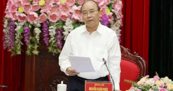 Thủ tướng Nguyễn Xuân Phúc làm việc với cán bộ chủ chốt tỉnh Ninh Bình