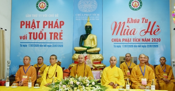 Bắc Ninh: Chùa Phật Tích khai mạc khóa tu mùa hè “Con Đường Phật Pháp Với Tuổi Trẻ”