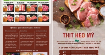 Hệ thống siêu thị BRGMart mang "thịt heo Mỹ” đến với người tiêu dùng Việt Nam