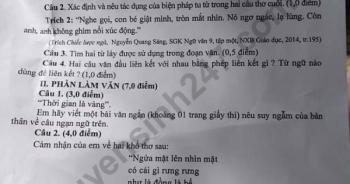 Đã có kết quả môn Văn thi vào lớp 10 sáng nay của tỉnh Bình Thuận