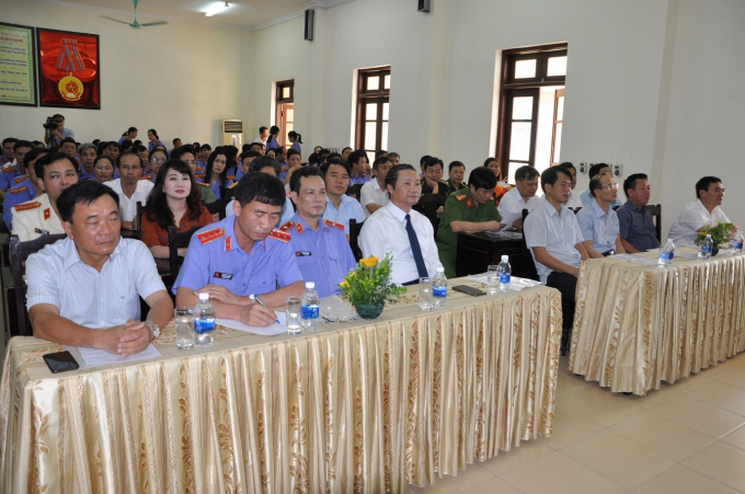 Toàn cảnh buổi công bố quyết định bổ nhiệm Viện trưởng VKSND tỉnh Thanh Hóa