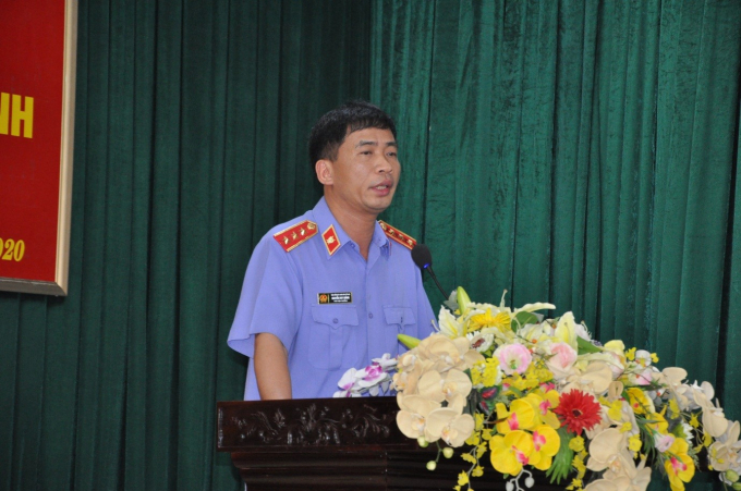 Nguyễn Duy Giảng, Ủy viên Ban cán sự đảng, Phó Viện trưởng VKSND tối cao phát biểu chỉ đạo tại hội nghị